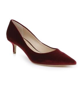 knee length dresses for ladies Elena Cap Toe Mesh Pumps by Jewel Badgley Mishcka – Badgley Mischka main image 1